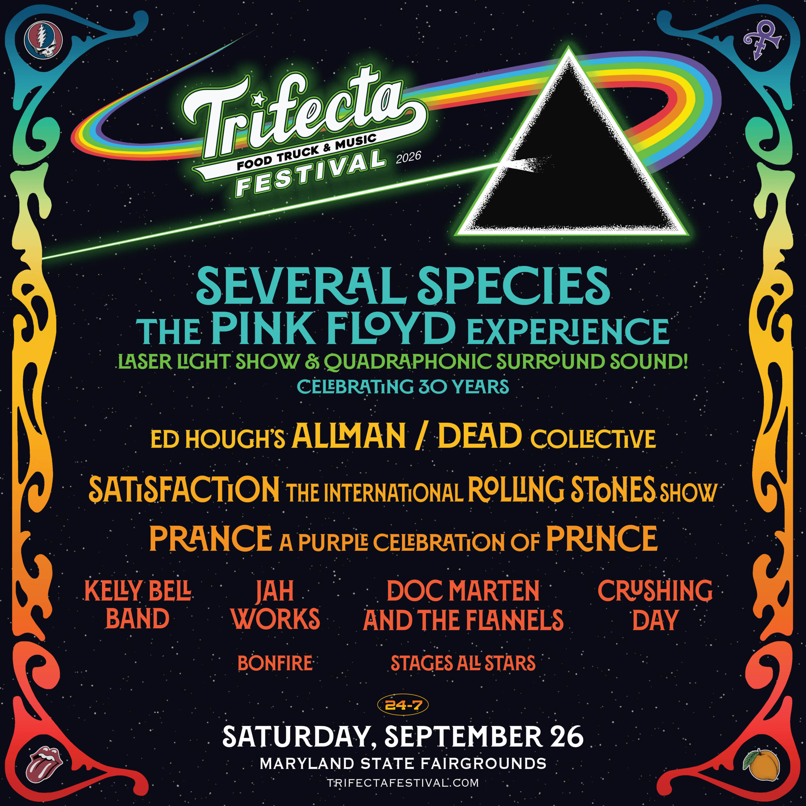 TRIFECTA FOOD TRUCK & MUSIC FESTIVAL w/ Several Species & more!