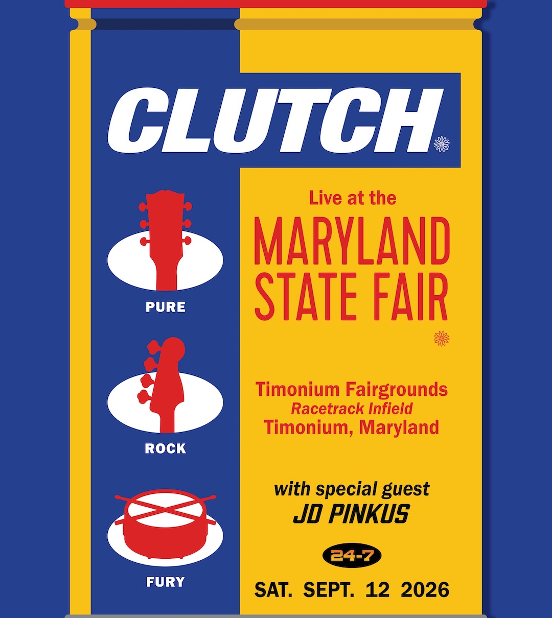 CLUTCH @ MARYLAND STATE FAIR!